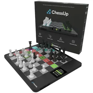 ChessUp 2 - Elektronisches Schachbrett von Bryght Labs - Integriertes WiFi, Schachengine - Inklusive Schachset TouchSense Figuren - Beleuchtetes Smart Chess Board - mit KI, Unterricht, kabellosem