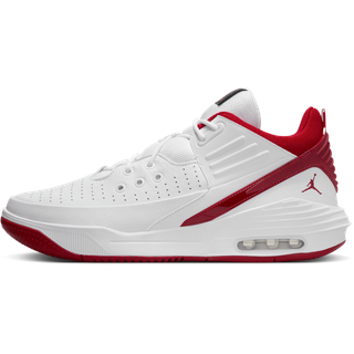 Jordan Nike Herren Max Aura 5 White/Gym Red-Black, 47 1⁄2