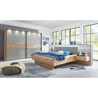 Wiemann Schlafzimmer-Set Treviso 4tlg. Dekor Grau 300 cm