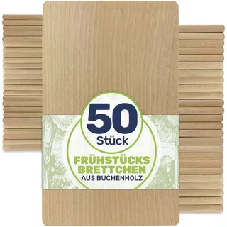 Gravidus Frühstücksbrettchen Buche 50 22 x 12 cm Naturbelassen