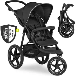hauck Runner 2 black inkl. XXL Zubehörpaket