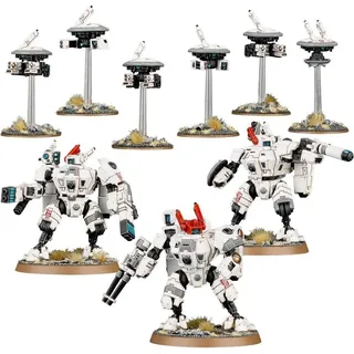 Games Workshop Warhammer 40k - Tau XV8 Crisis Battlesuit Team