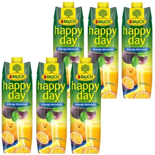 Rauch Happy Day Orange Maracuja Fruchtsaft Südfrüchte 1000ml 6er Pack