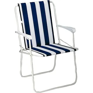 BEST Freizeitmöbel Chiemsee Klappsessel 56 x 53 x 78 cm weiß