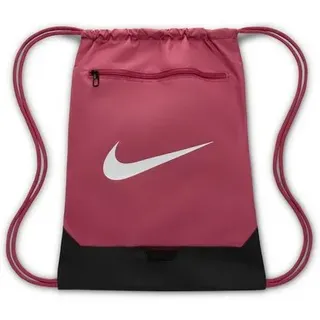 NIKE Tasche NK BRSLA DRAWSTRNG - 9.5 (18L), Größe ONE SIZE in Rot SWEET BEET/BLACK/WHITE