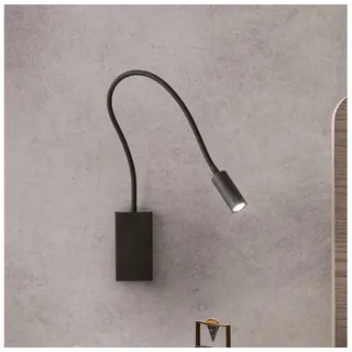 Redo 01-2755 - LED Flexi-Lampe WALLIE LED/3W/230V USB CRI 90 Schwarz - Schwarz