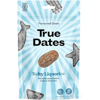 True Gum True Dates Datteln Salty Liquorice natürlich süße weiche Datteln 100g