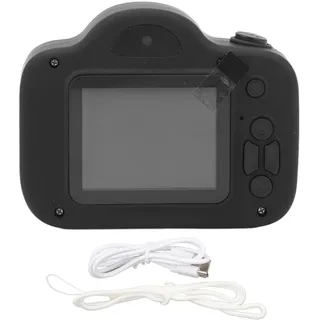 Digitalkamera, Spaß Beim Spielen, Wiederaufladbares -Camcorder-Spielzeug mit Zwei Objektiven für die Fotografie (Black)