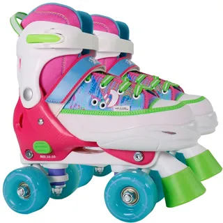 Rollschuhe Quad Style pink-bunt, 32 - 35