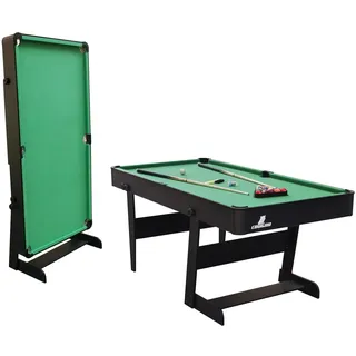 COUGAR BY PRAGMA Cougar Billardtisch Hustle L faltbar Schwarz Grün