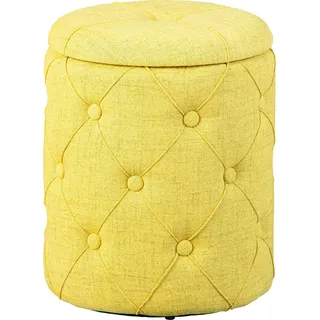 Interlink Hocker Yapak 34 x 40 x 34 cm Gelb
