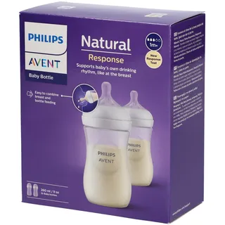 Philips Natural Response - Babyflasche 1M+ 260ml 2er-Pack - SCY903/02