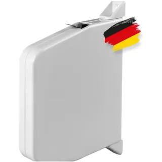 BAUHELD Gurtwickler Aufputz 14mm Mini mit Einfädelautomatik Schwenkbar Weiß