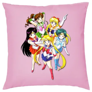 Blondie & Brownie Dekokissen Sailer Moon Anime Manga Mond Kissen mit füllung rosa