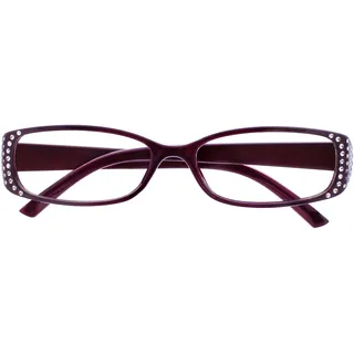 Die Lesebrille Unternehmen Schwarzer Und Lila Diamonte Stil Leser Designer Stil Frauen Damen UVR093P +2,50