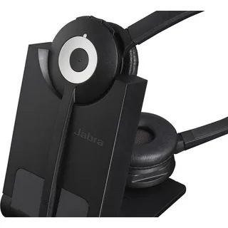 JABRA Pro 920 Duo DECT Kabelloses On-Ear Stereo Headset Schwarz/Silber