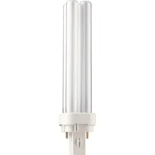 10x Philips MASTER PL-C 18W/840 G24d-2 2PIN (2-Stift) Kaltweiß 4000K Energiesparlampe 150mm
