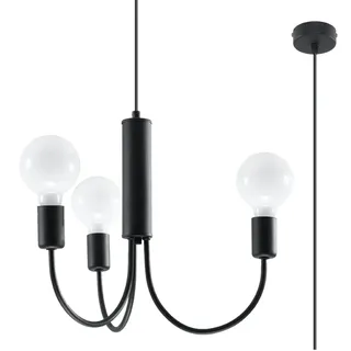 Sollux Lighting Kronleuchter Piccolo3 Schwarz