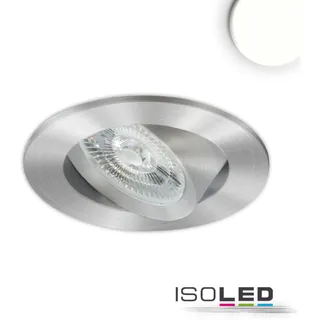 ISOLED LED Einbauleuchte Slim68 Alu gebürstet, rund, 9W, neutralweiß, dimmbar
