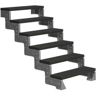 DOLLE Außentreppe Gardentop 108-132 cm 80 cm breit Trimax