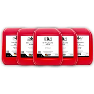 sgplusmh 100 L Hydrauliköl HLP 46 ISO VG 46 nach DIN 51524 Teil 2 5 x 20 L Kanister