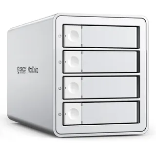 ORICO 4 Bay RAID Externes Festplattengehäuse USB3.0 für 2,5/3,5 Zoll SATA HDD/SSD bis zu 5X 22 TB Unterstützt RAID 0/1/3/5/10/JBOD/Clone/ClearMode -9948RU3