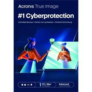 Acronis True Image 2020 Advanced 1 Jahresabonnement, 250 GB Cloud