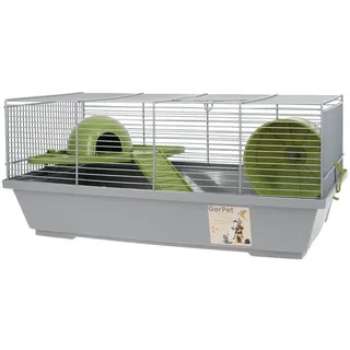 GarPet Mäusekäfig Hamsterkäfig Nagerkäfig Schlafhaus Laufrad Etage Rampe