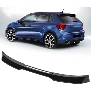 JGQFB Heckspoiler Spoilerlippe für VW Polo Mk6 AW Standard 2018-2021, Stamm Deckel Spoiler Flügel Tuning Außen BodyKit Zubehör Auto Hinten Dach Spoiler