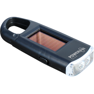 PP VIPER - Solar LED-Schlüsselbundleuchte, 8 lm