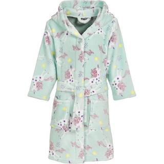 Playshoes Fleece-Bademantel Einhorn, 98/104