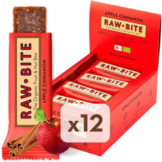 Rawbite Apple Cinnamon, 12er Pack (12 x 50 g)