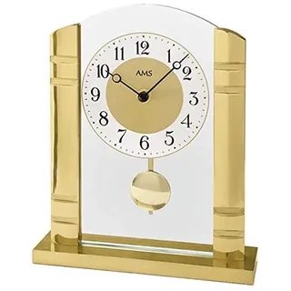 AMS Moderne Tischuhr mit Quartzwerk, batteriebetrieben - Modern Style 1117
