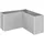 Belvedere Maxi L150 152 x 152 x 77 cm silber-metallic