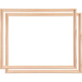 btsae Schattenfugenrahmen Schwarz 40x60 cm 2er Set