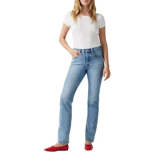 Levi's 501 Damen-Jeans Original Fit in hellem Hollow Days-W31 / L30