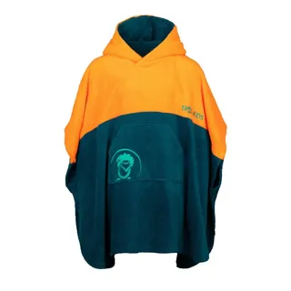 TROLLKIDS Kids Kvalvika Surf Poncho, 128 Sahara Sunset - 128