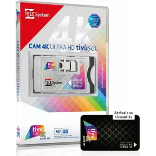 TELE System Cam Tivùsat 4K Ultra HD Conditional-access Modul Cam