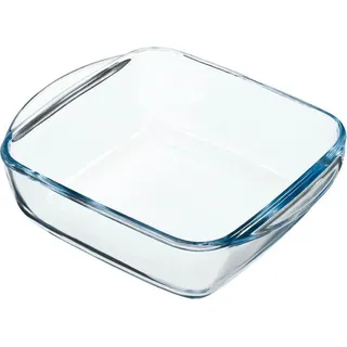 ScanPart Heißluftfritteusenglasschale 20x20 cm transparent