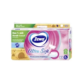 Zewa Ultra Soft 4-lagig 8 Rollen