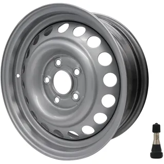 Anhänger Felge Stahlfelge 5.5Jx 15" 15 Zoll 112x5 ET30 800KG Tragkraft 5-Loch ML 67 Wohnwagen Trailer Caravan Camping wahlweise mit Ventil (+ Snap-In-Ventil)
