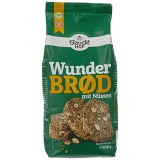 Bauckhof Bio Wunderbrot Nuss, 600 g | Backen | Brot | Mischung | Nüsse