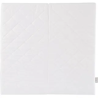 roba Laufgittermatratze für Laufgitter 100 x 100 cm Laufstall-Matratze weiß, gesteppt