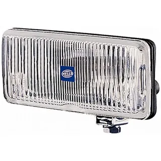 Hella 1ND 005 700-441 Halogen-Nebelscheinwerfer - Comet 550 - 12V - rechteckig - Anbau - glasklare Streuscheibe - Lichtscheibenfarbe: weiß - links/rechts