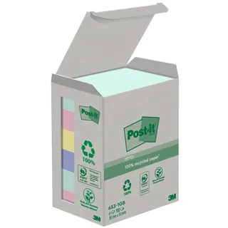 Post-it Notes 653-1GB 51x38mm sortiert 6 St./Pack