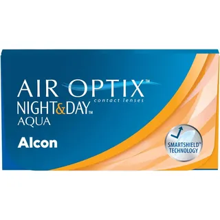 Air Optix Night & Day Aqua Monatslinsen weich | 3 Stück | BC 8.4 mm | DIA 13.8 mm | +00.75 Dioptrien