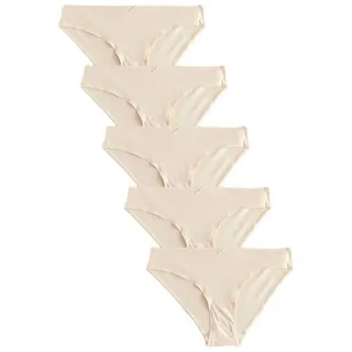 Next Bikinislip Slips im 5er-Pack, Bikini (5-St) beige 32 (GB: 4)