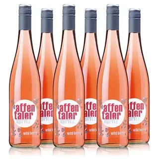 AFFENTALER WEIN Wildberry Spritz Weincocktail mit/ohne Alkohol Inhalt 6x 0,75L