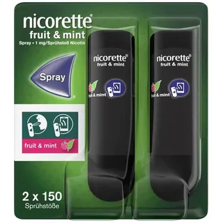 NICORETTE Fruit & Mint Spray 1 mg/Sprühstoß NFC 2 St
