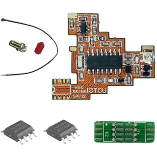Si4732 V5.0 Fpc-modul + 2x2m Chip Multi-system Für Quansheng Uvk5 Uvk6--